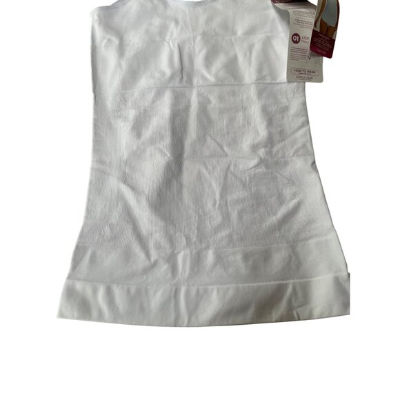 Curveez® Incredibly Shaping Cami Shapewear White Sz XL  CUR3501 - Picture 6 of 9
